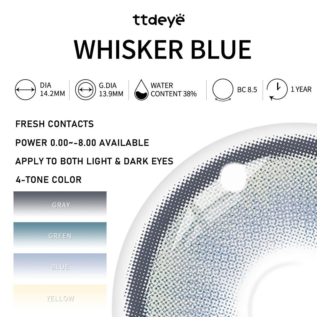 TTDeye Whisker Blue |1 Año