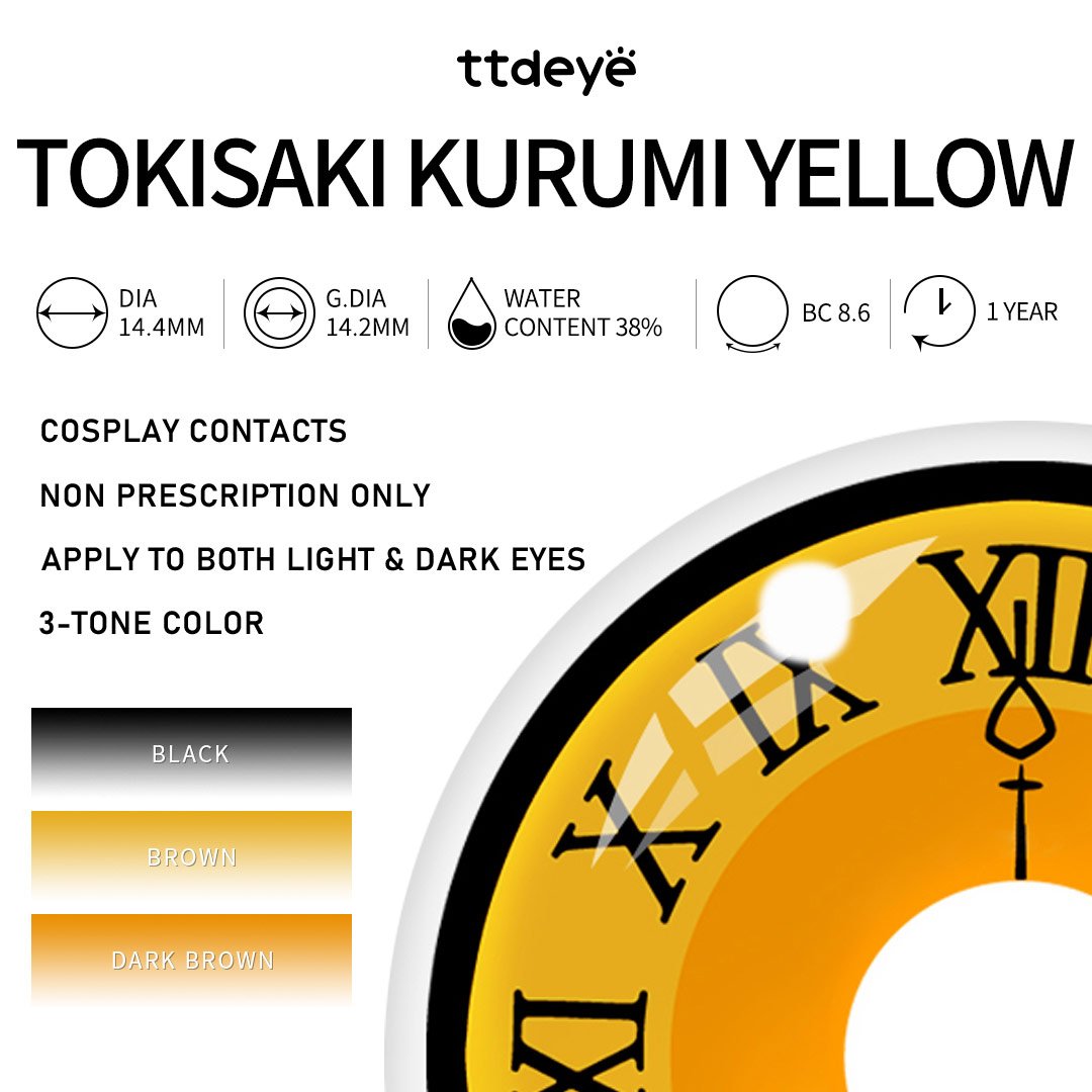 TTDeye Tokisaki Kurumi Yellow Style | 1 Year