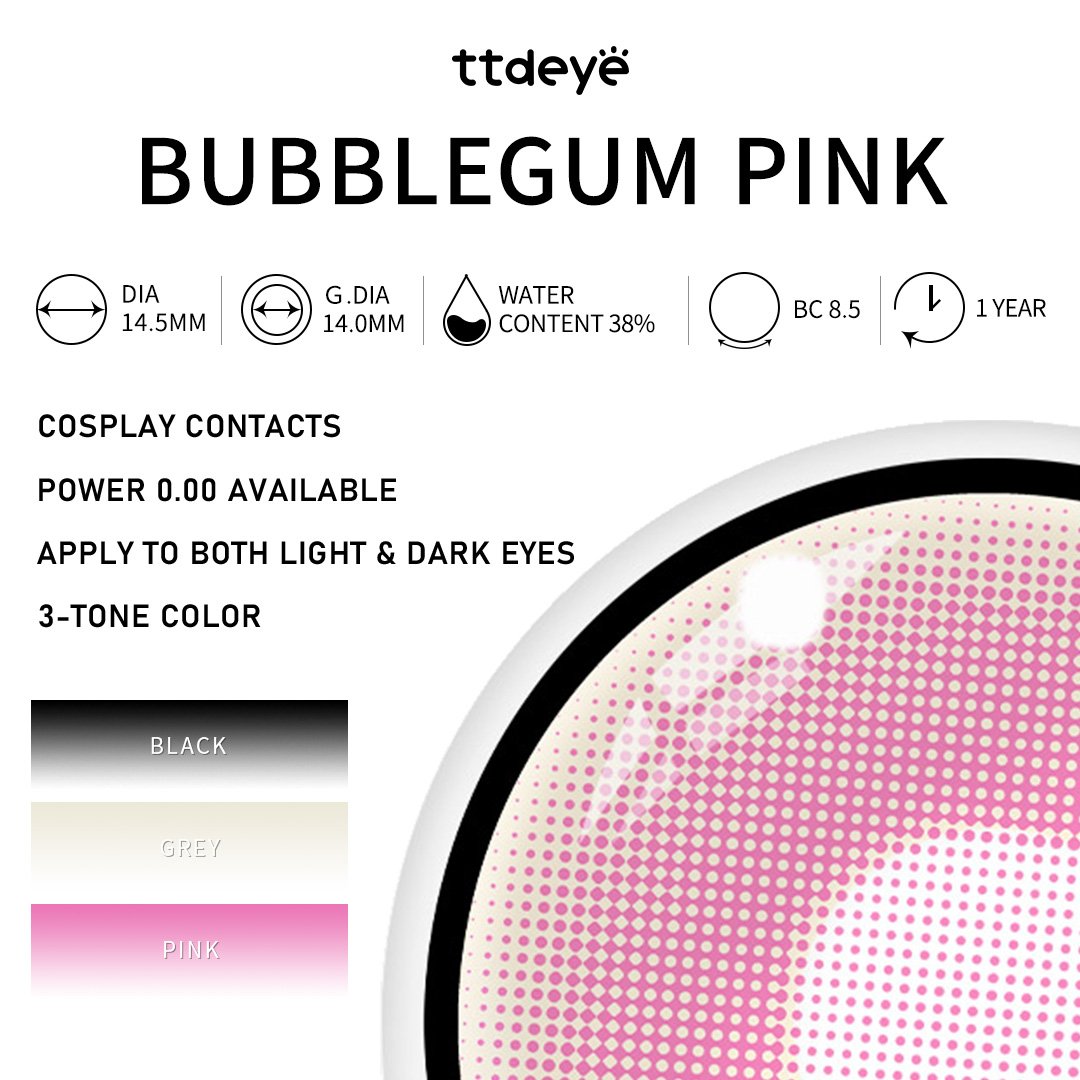 TTDeye Bubblegum Pink | 1 Year