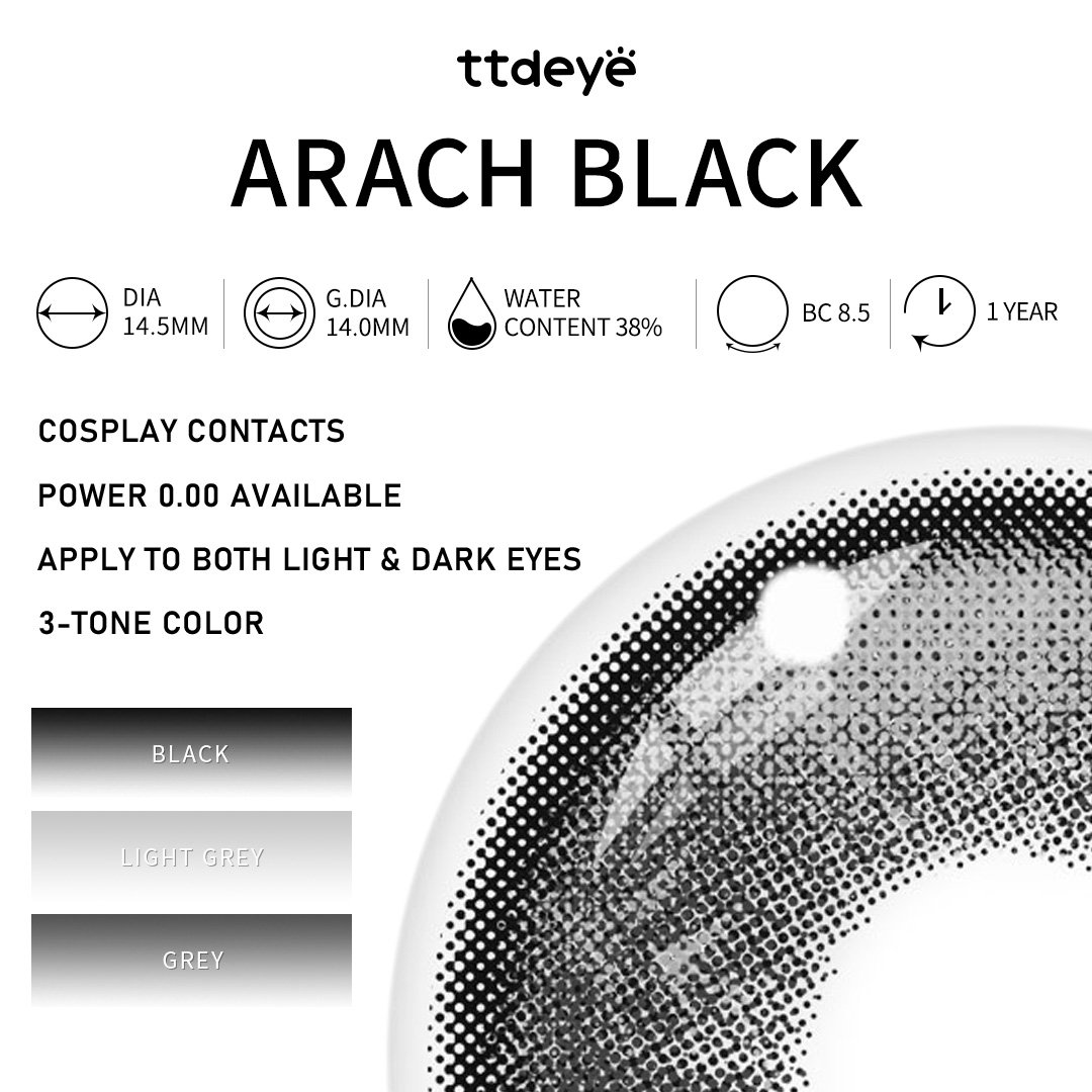TTDeye Arach Black | 1 Year