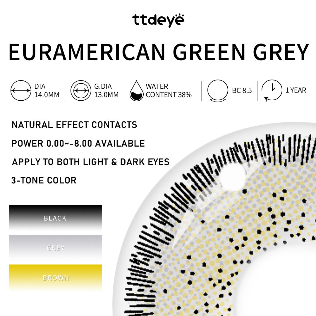 TTDeye Euramerican Green-Grey | 1 Year