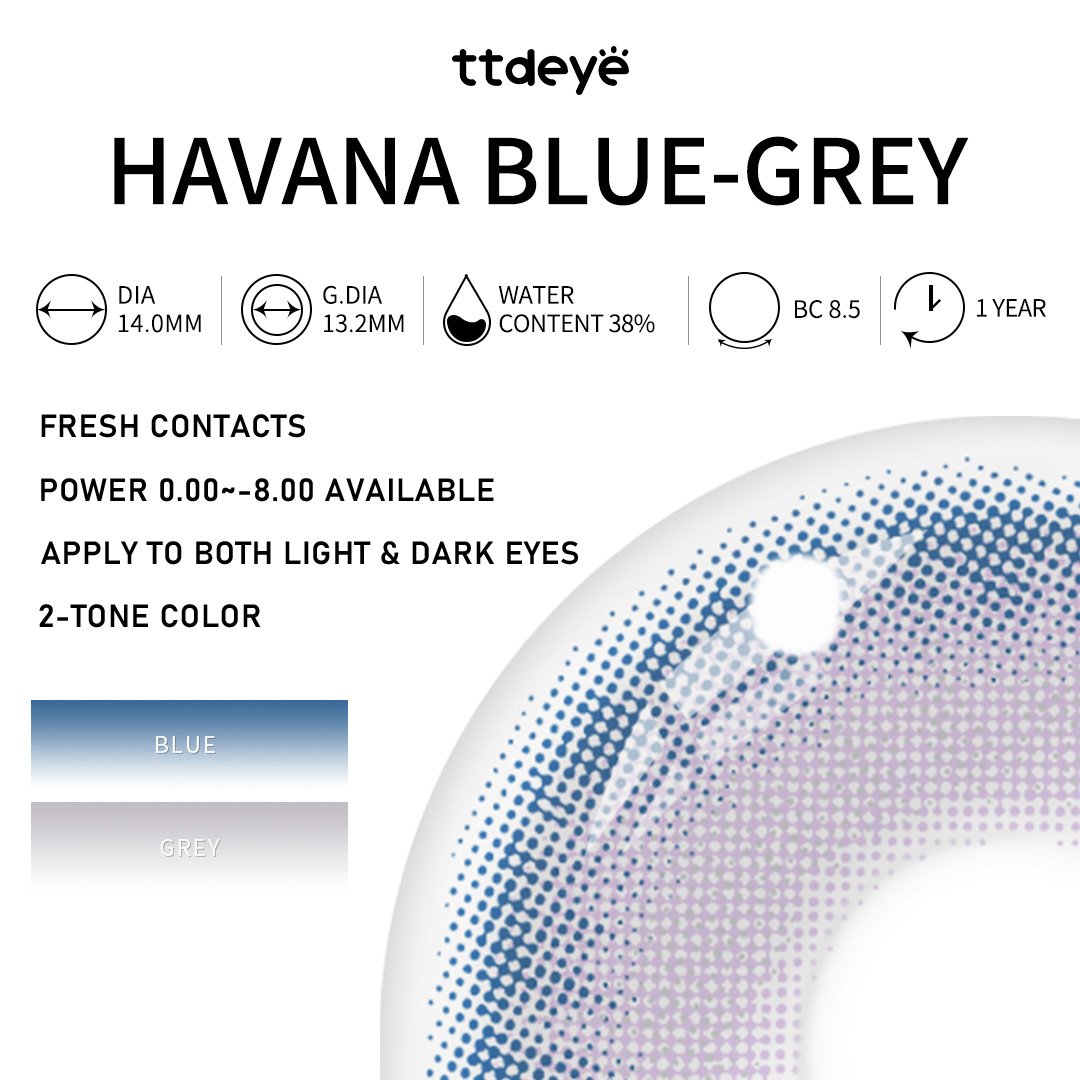 TTDeye Havana Blue-Grey | 1 Year