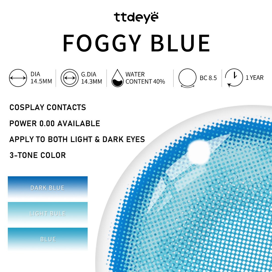 TTDeye Foggy Blue | 1 Year