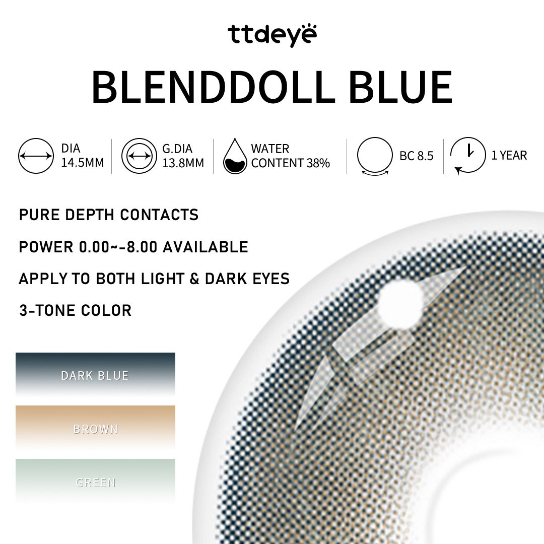 TTDeye BlendDoll Blue | 1 Year
