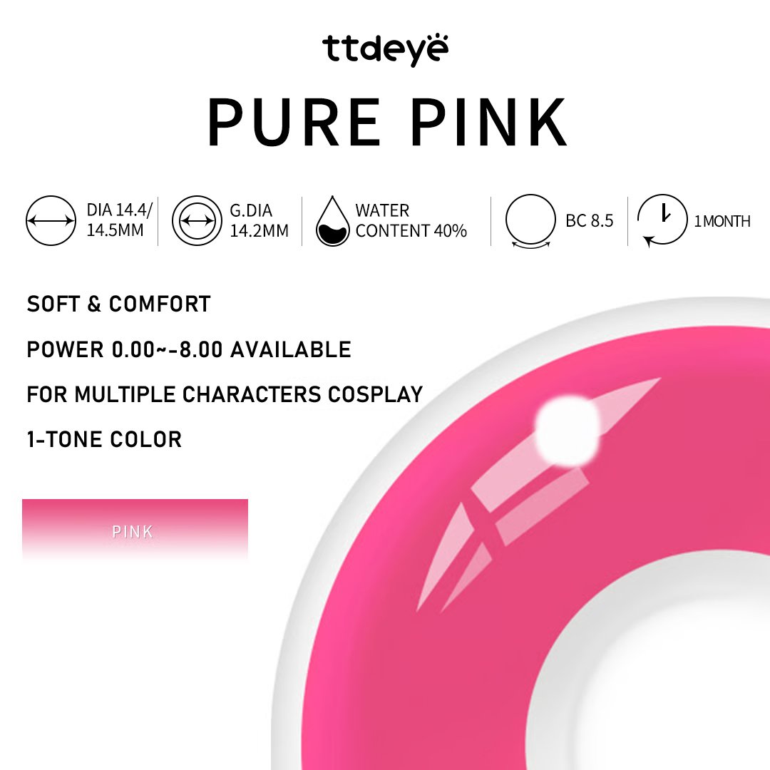 TTDeye Pure Pink | 1 Mes