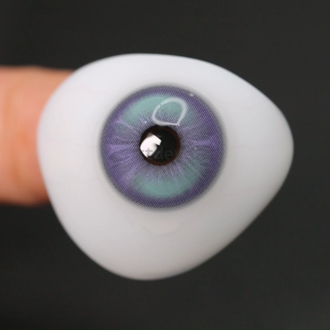 TTDeye Aurora Glaze Grey Colored Contacts | Iridescent Grey Lenses, 1 Año