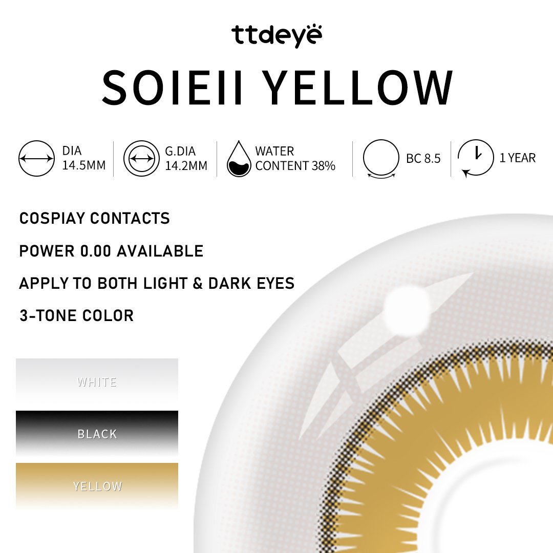 TTDeye Soleil Yellow | 1 Year