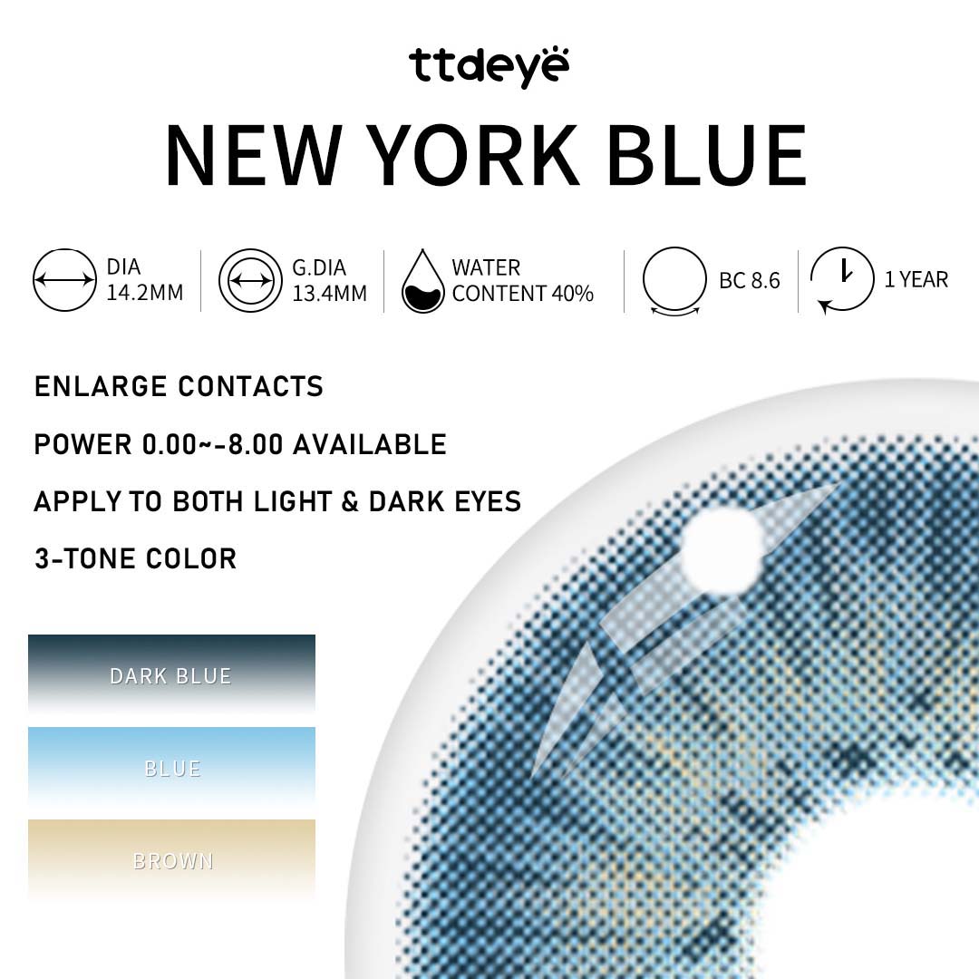TTDeye New York Blue | 1 Year
