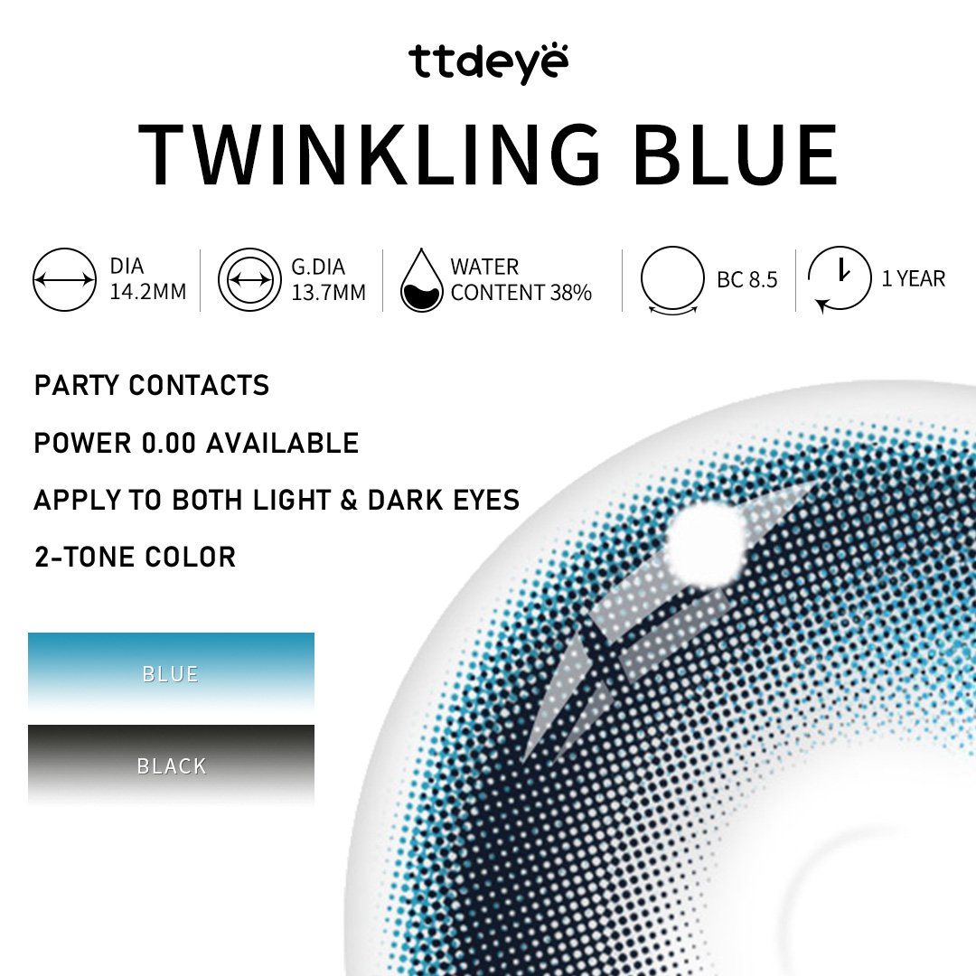TTDeye Twinkling Blue | 1 Year