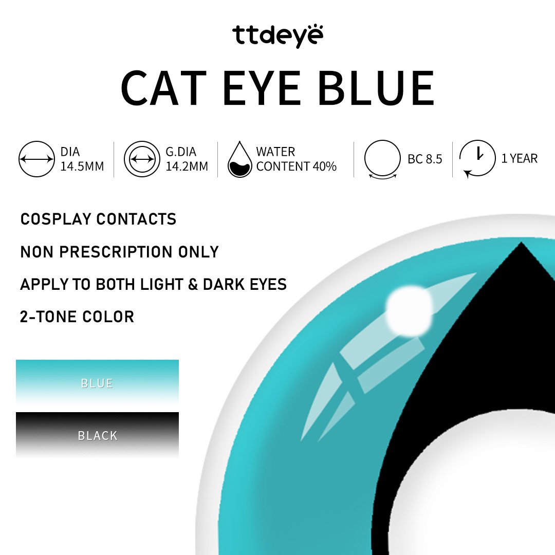 TTDeye Cat Eye Blue | 1 Year