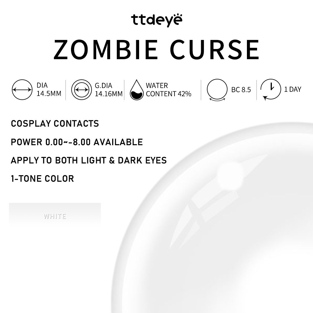TTDeye Zombie Curse | 1 Día, 2 Piezas