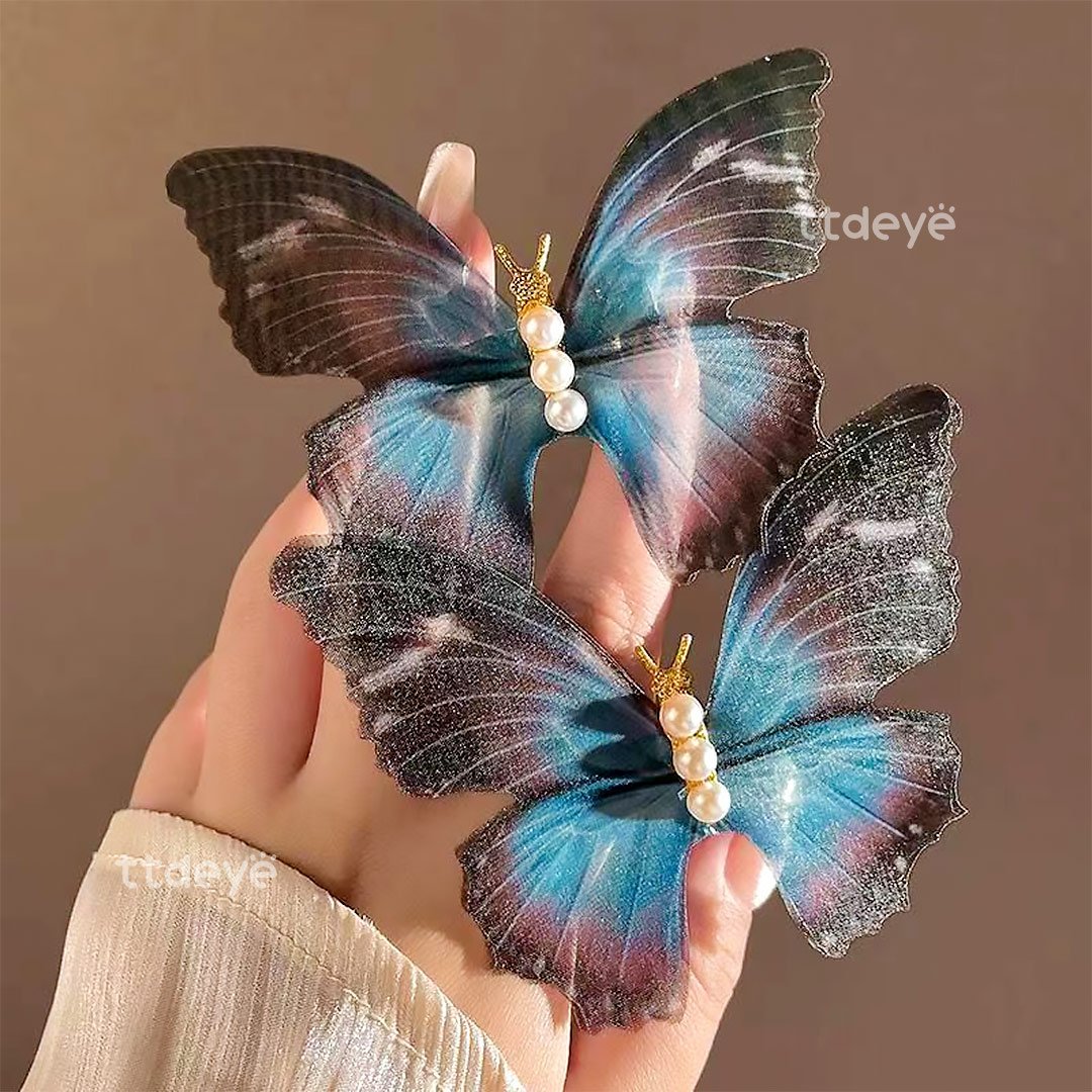 TTDeye Pearlescent Butterfly Hairpin