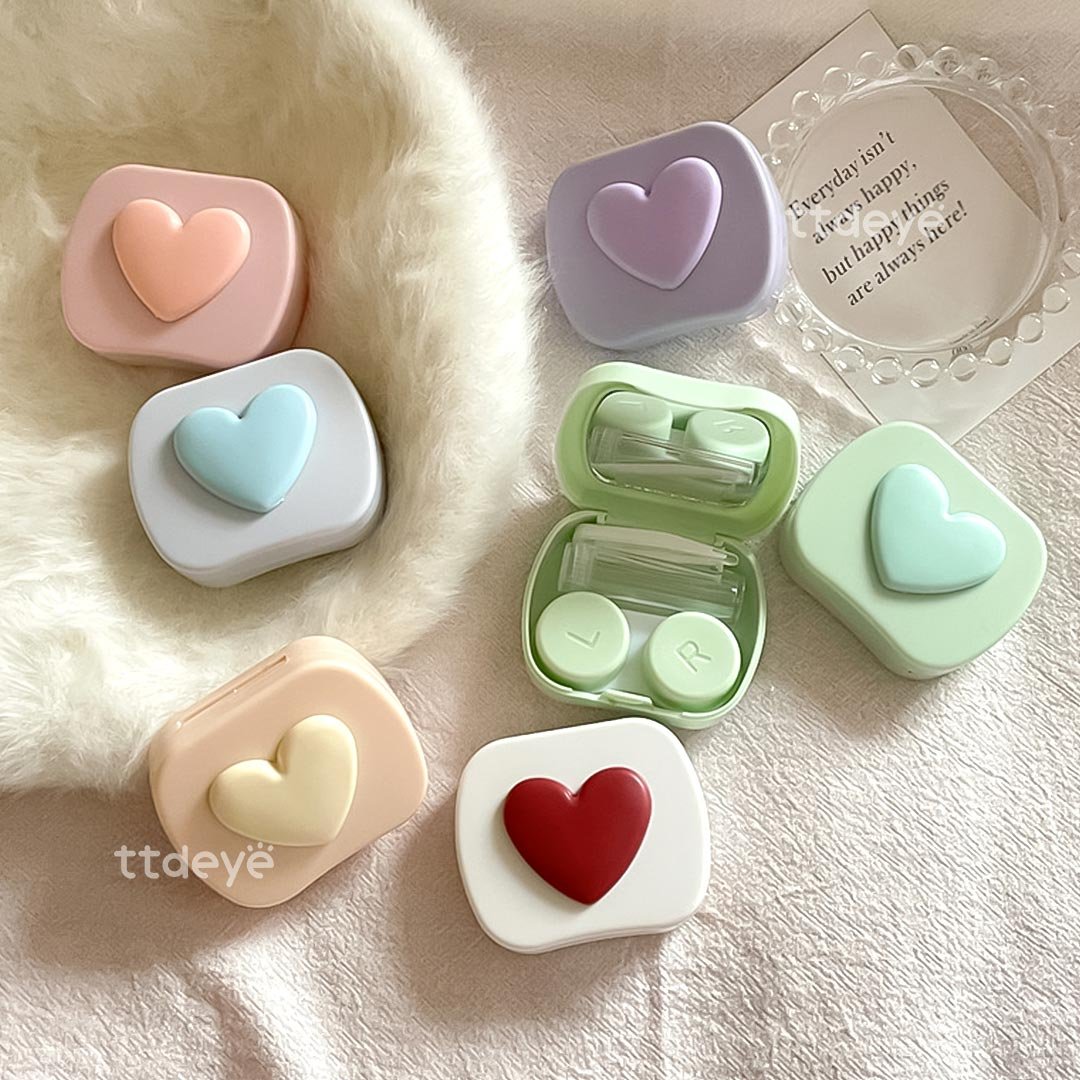TTDeye 3D Heart Lens Case