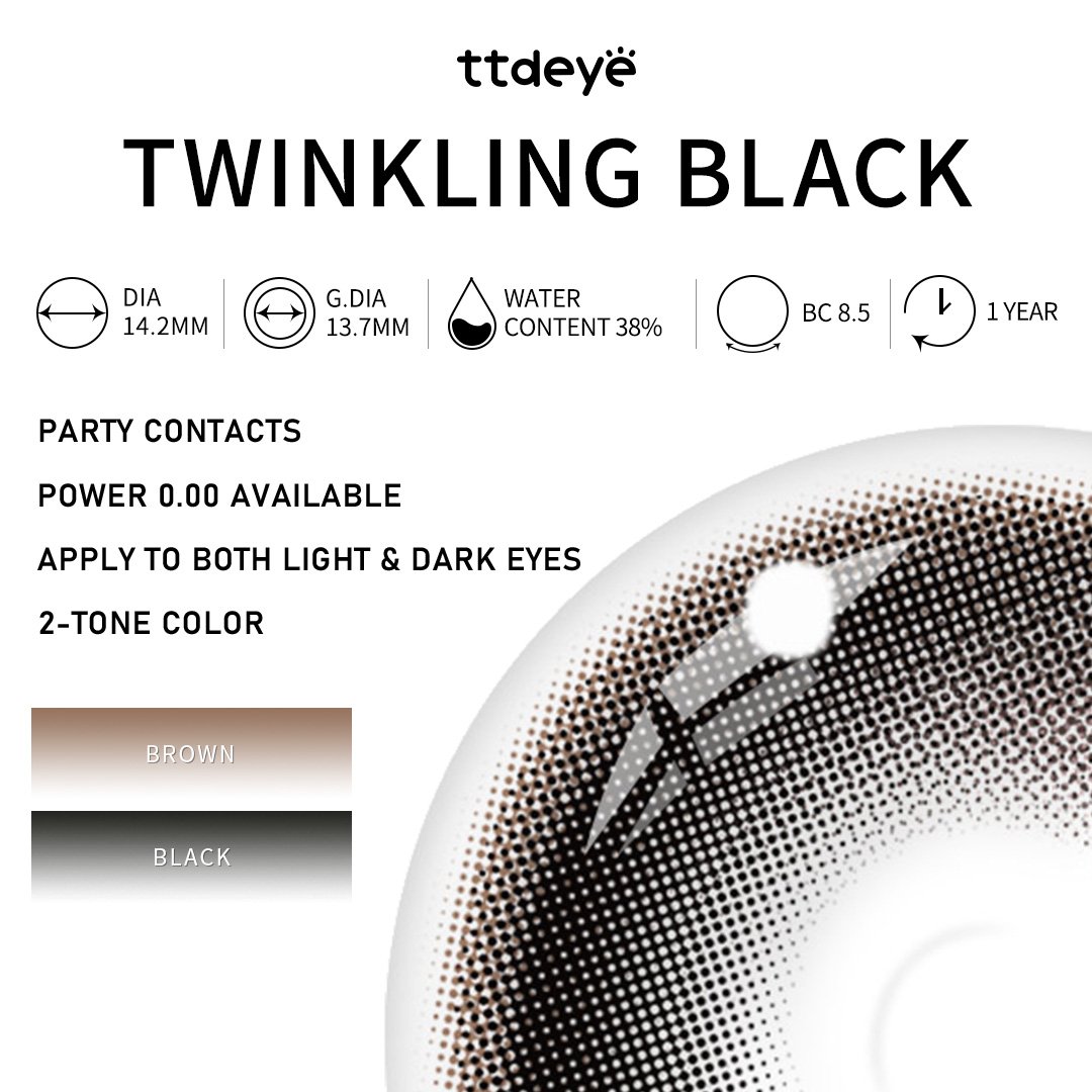 TTDeye Twinkling Black | 1 Year