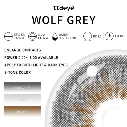 TTDeye Wolf Grey | 1 Year