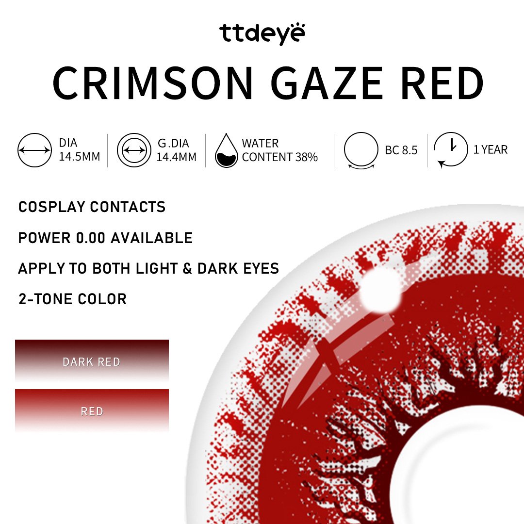 TTDeye Crimson Gaze Red | 1 Year