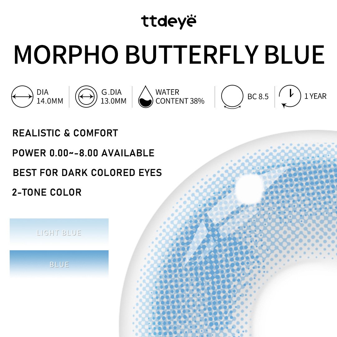TTDeye Morpho Butterfly Blue | 1 Year