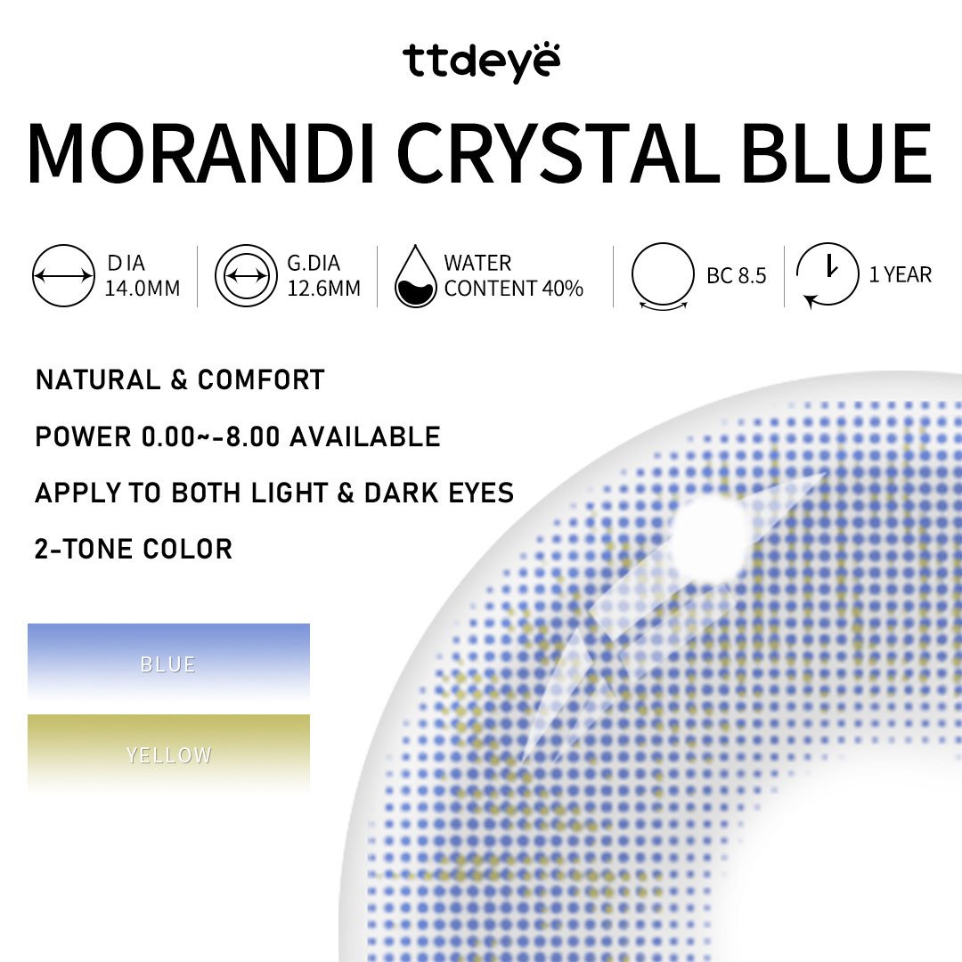 TTDeye Morandi Crystal Blue | 1 Year