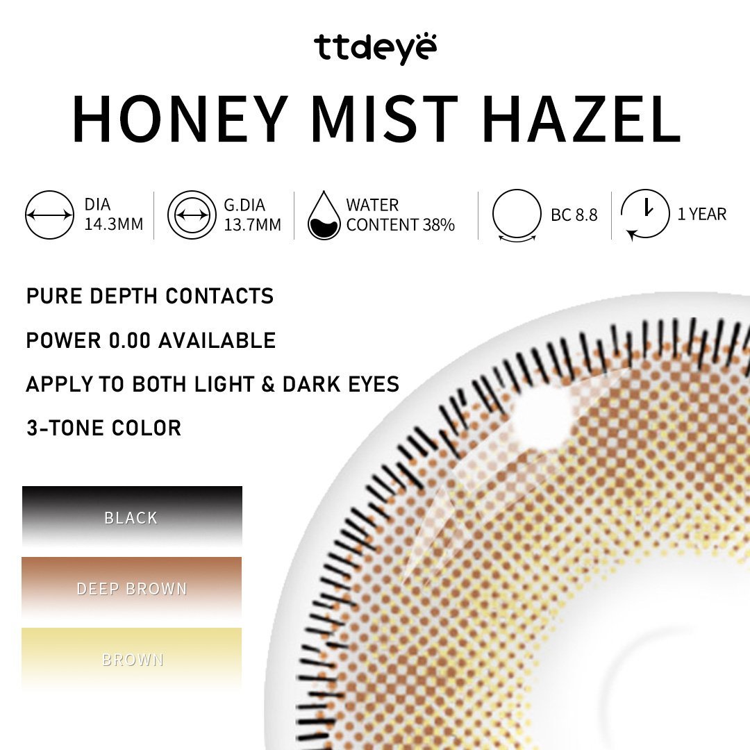 TTDeye Honey Mist Hazel | 1 Year