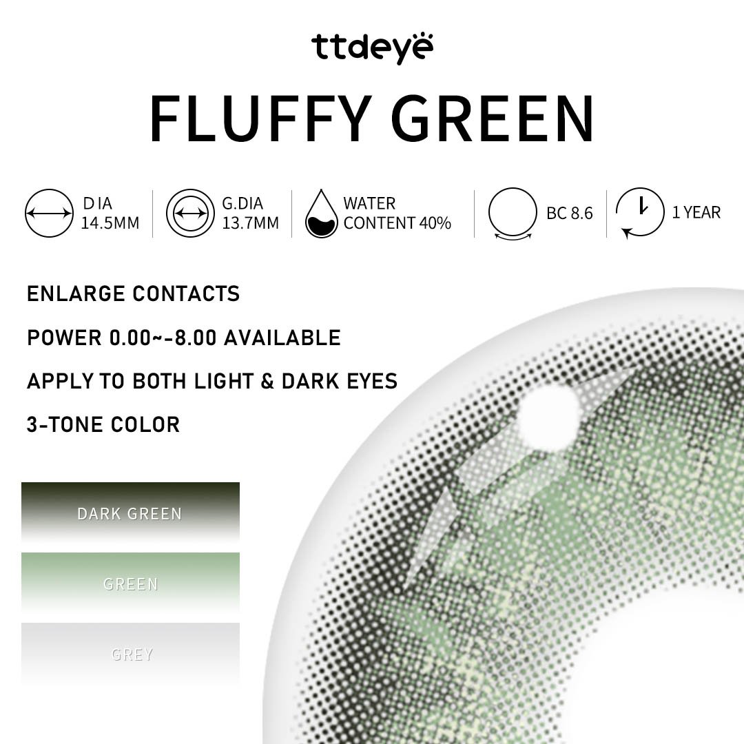TTDeye Fluffy Green | 1 Year