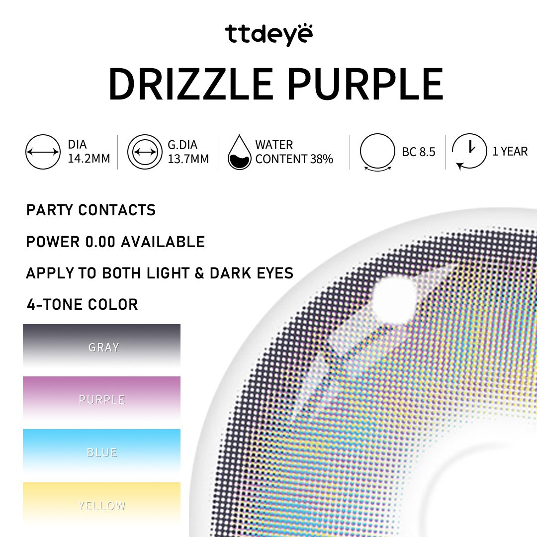 TTDeye Drizzle Purple |1 Año