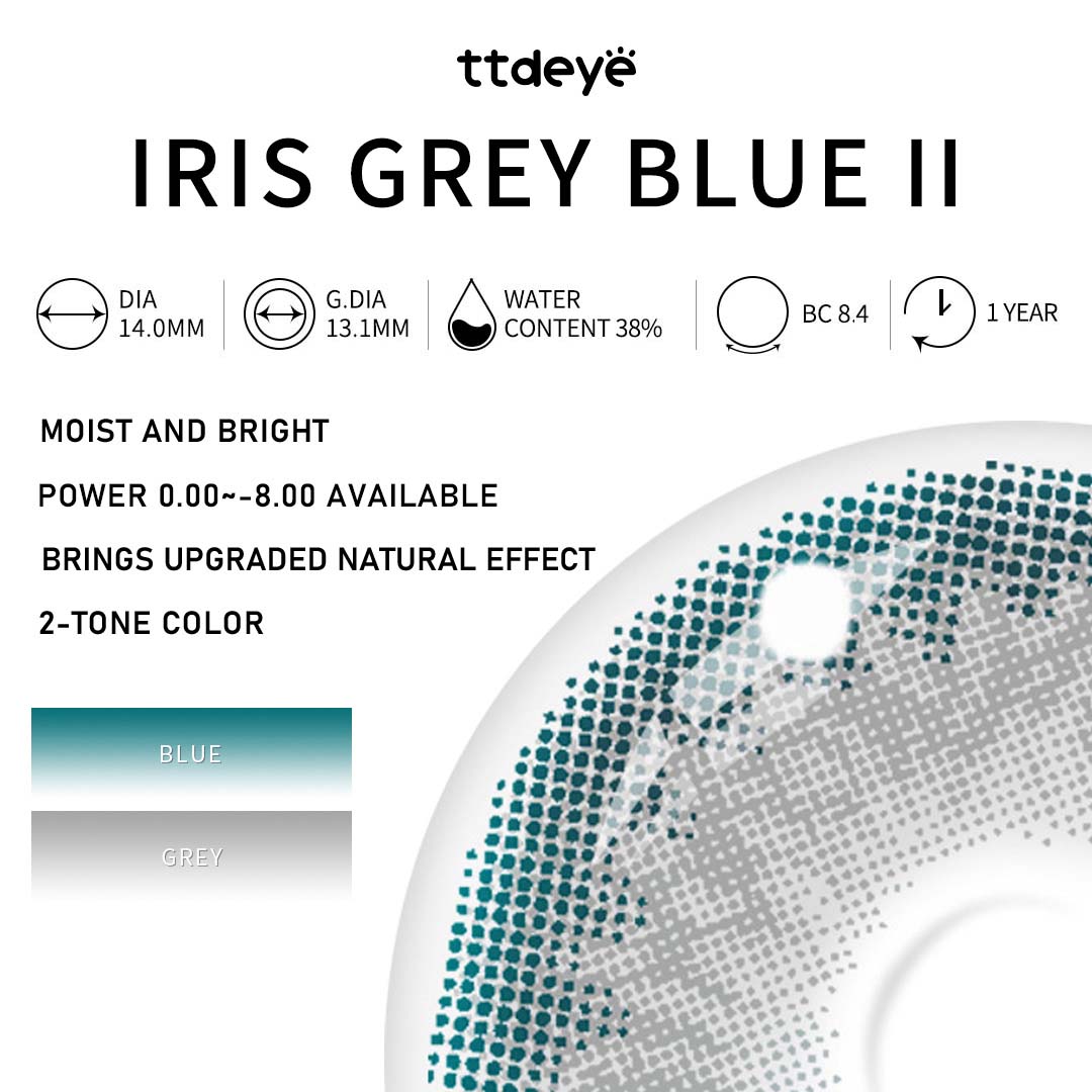 TTDeye Iris Grey-Blue II | 1 Year