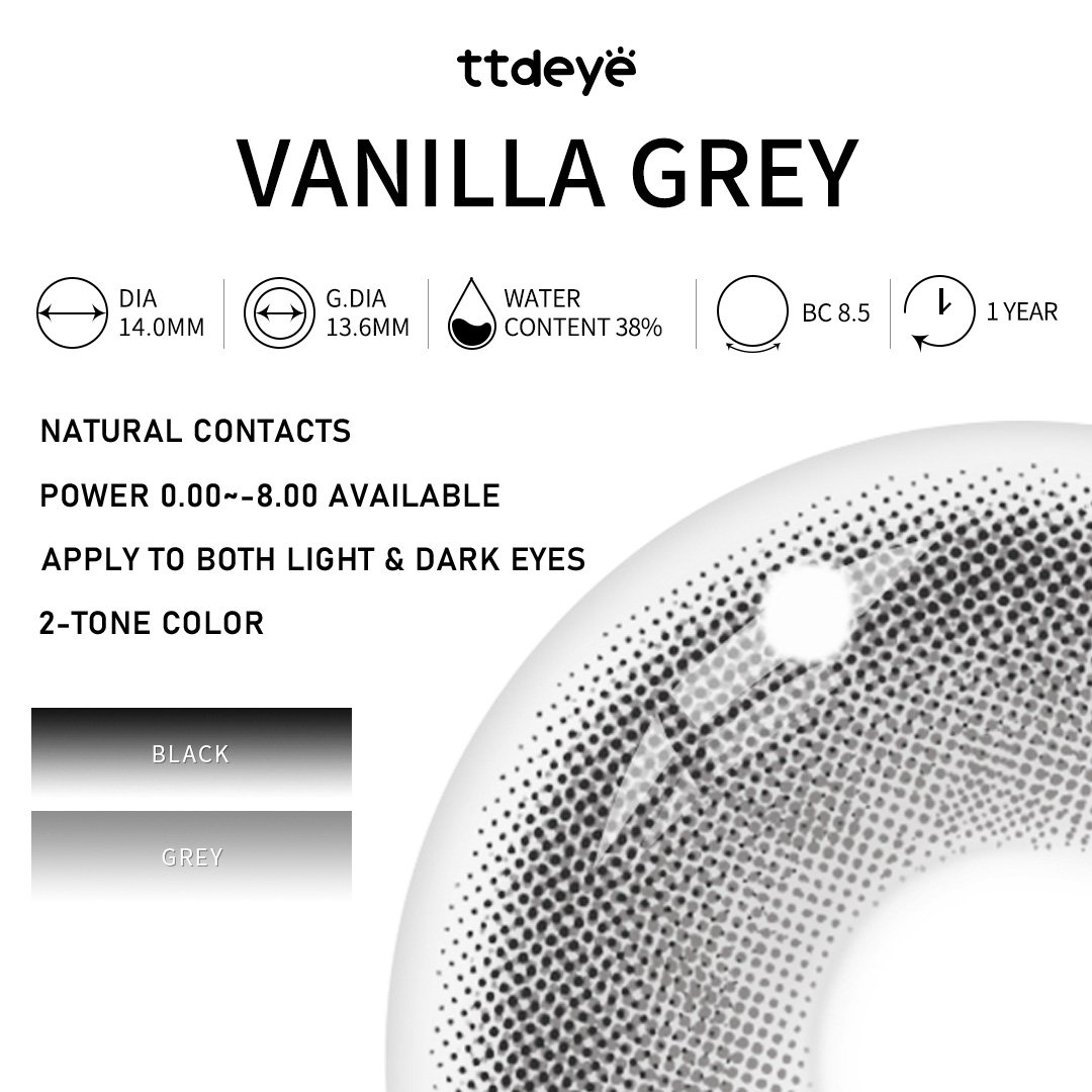 TTDeye Vanilla Grey | 1 Year