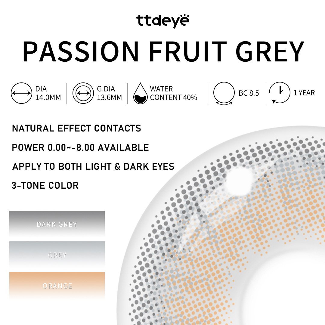 TTDeye Passion Fruit Grey | 1 Year