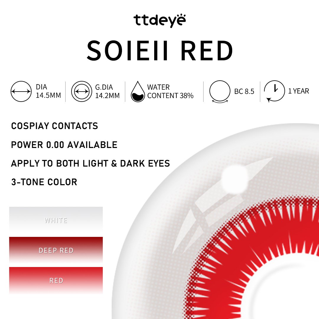 TTDeye Soleil Red | 1 Year