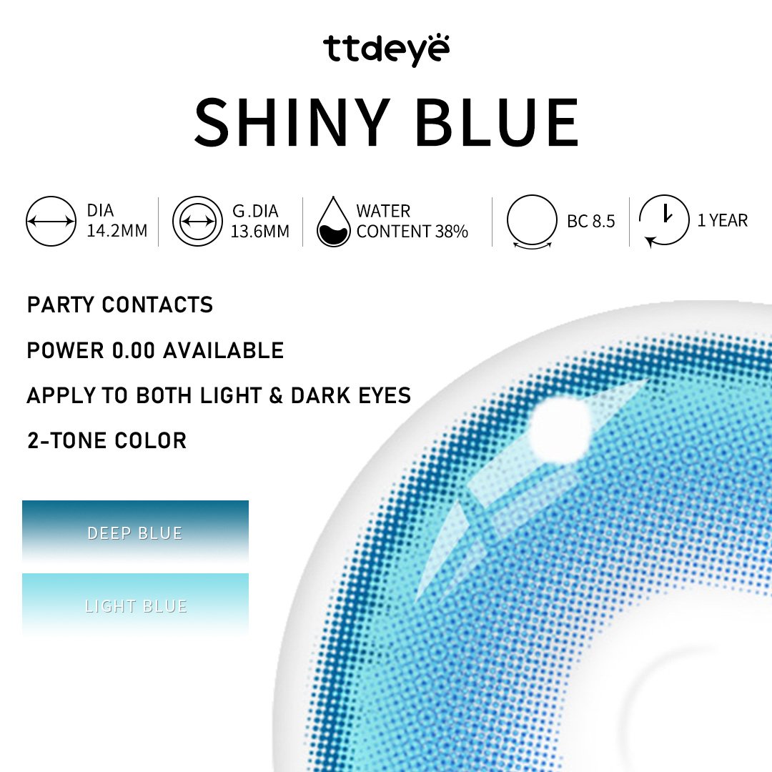 TTDeye Shiny Blue | 1 Year