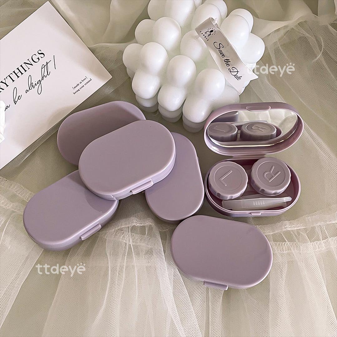 TTDeye Cream Portable Lens Case