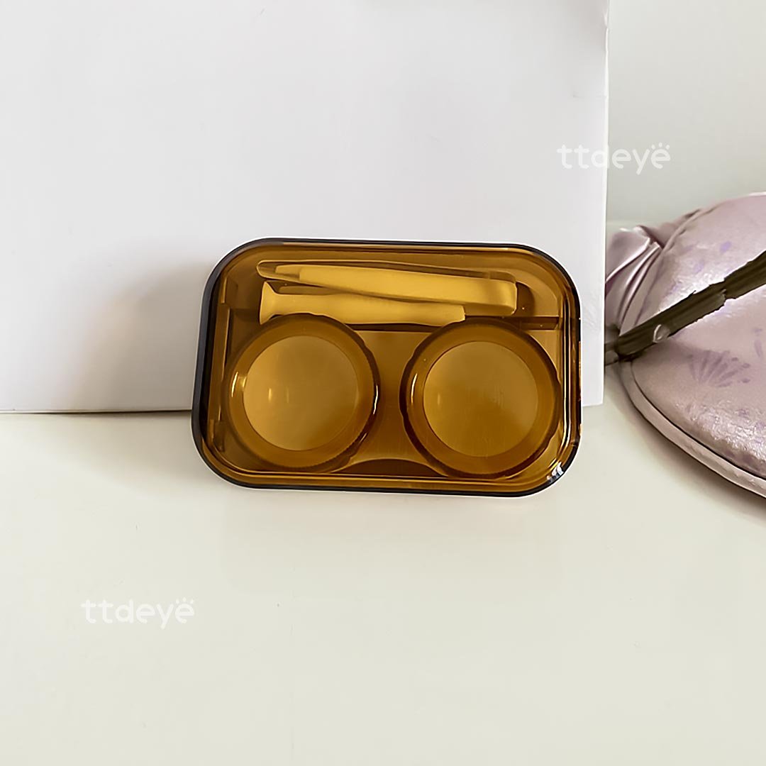 TTDeye Vintage Transparent Lens Case