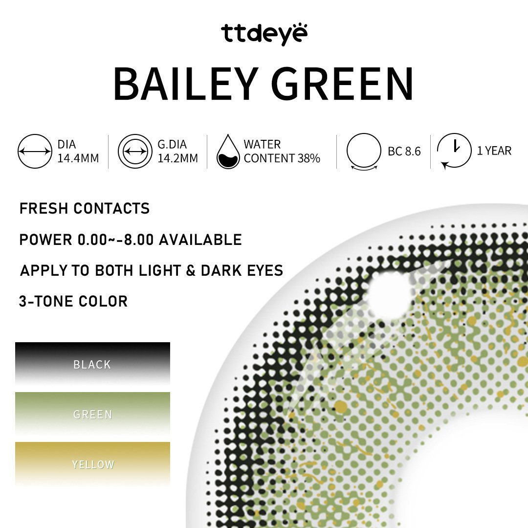 TTDeye Bailey Green | 1 Year