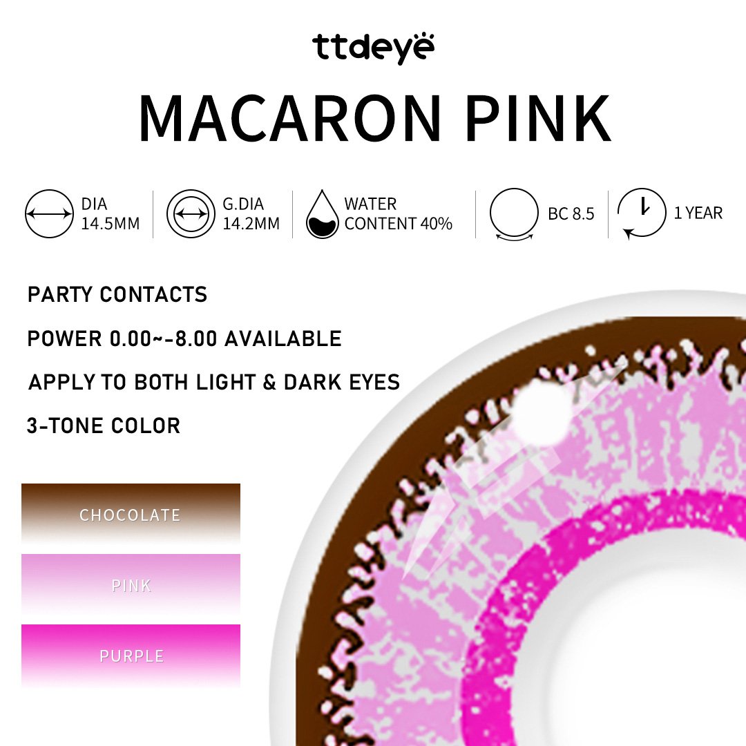 TTDeye Macaron Pink | 1 Year