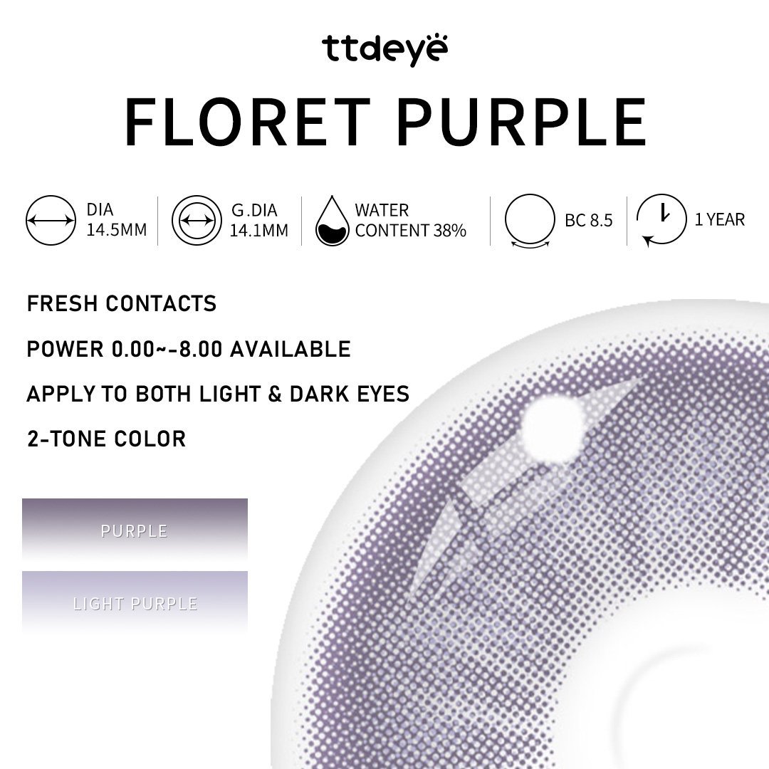TTDeye Floret Purple | 1 Year