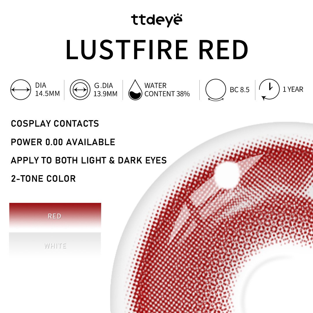 TTDeye Lustfire Red | 1 Year