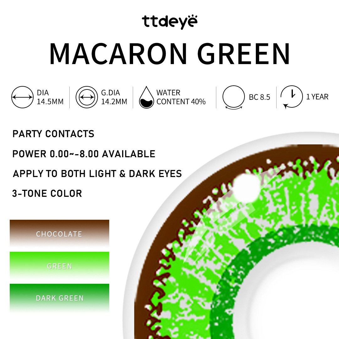 TTDeye Macaron Green | 1 Year