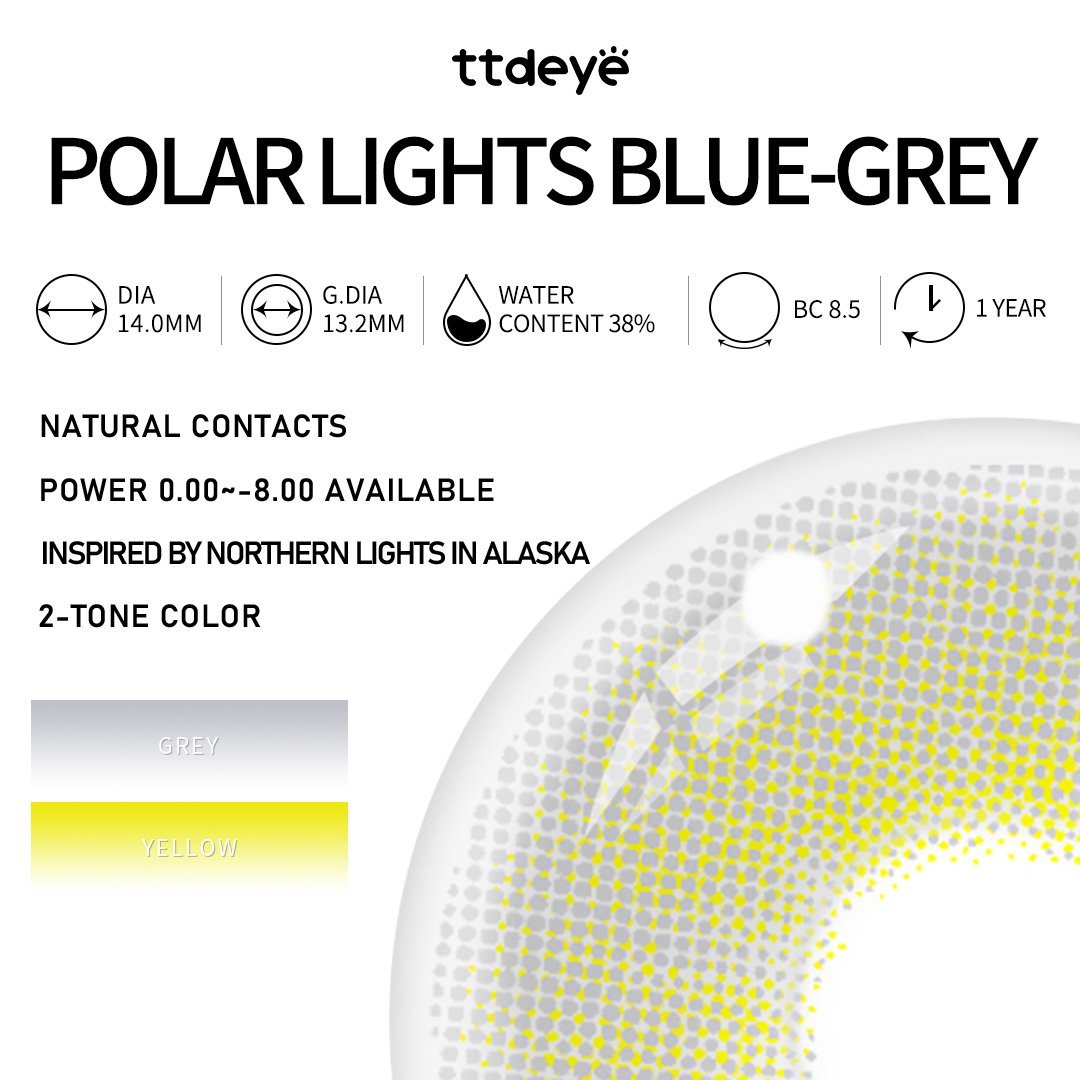 TTDeye Polar Lights Blue-Grey | 1 Year