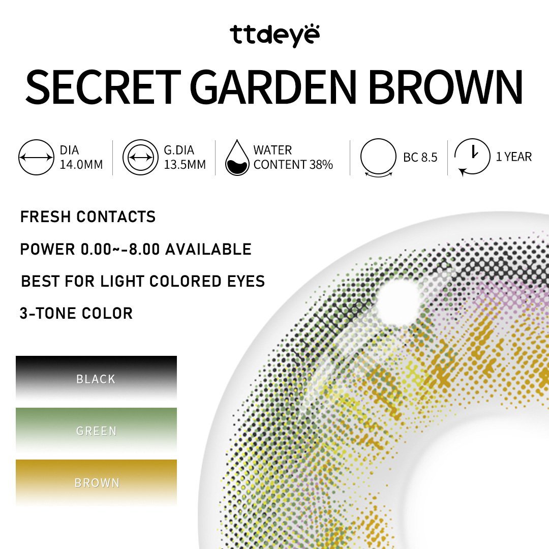 TTDeye Secret Garden Brown | 1 Year