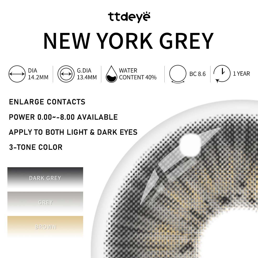 TTDeye New York Grey | 1 Year