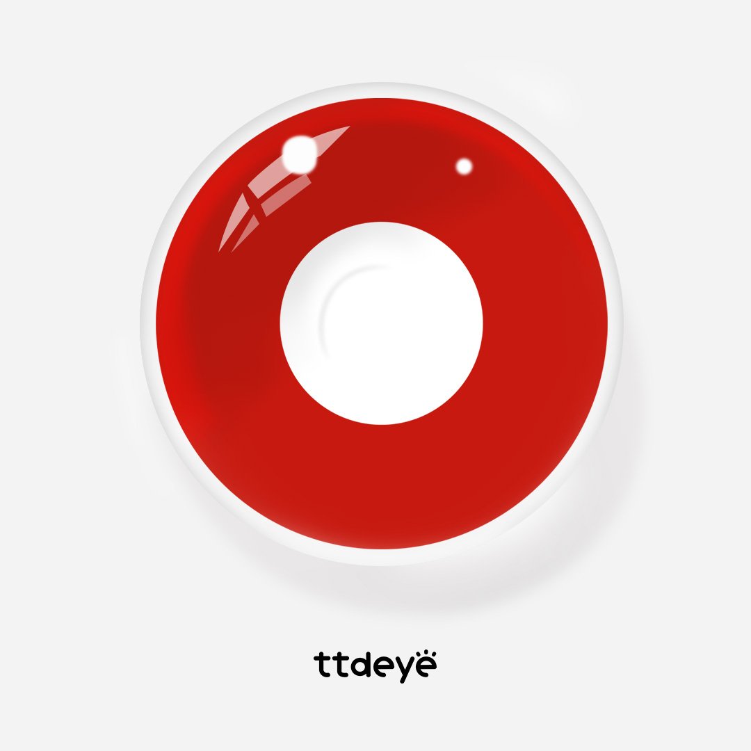 TTDeye Pure Red | 1 Día, 2 Piezas