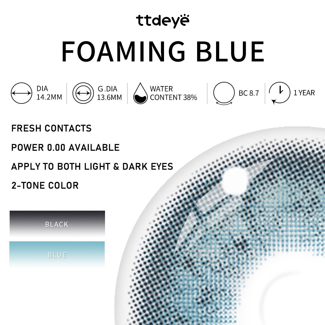 TTDeye Foaming Blue | 1 Year