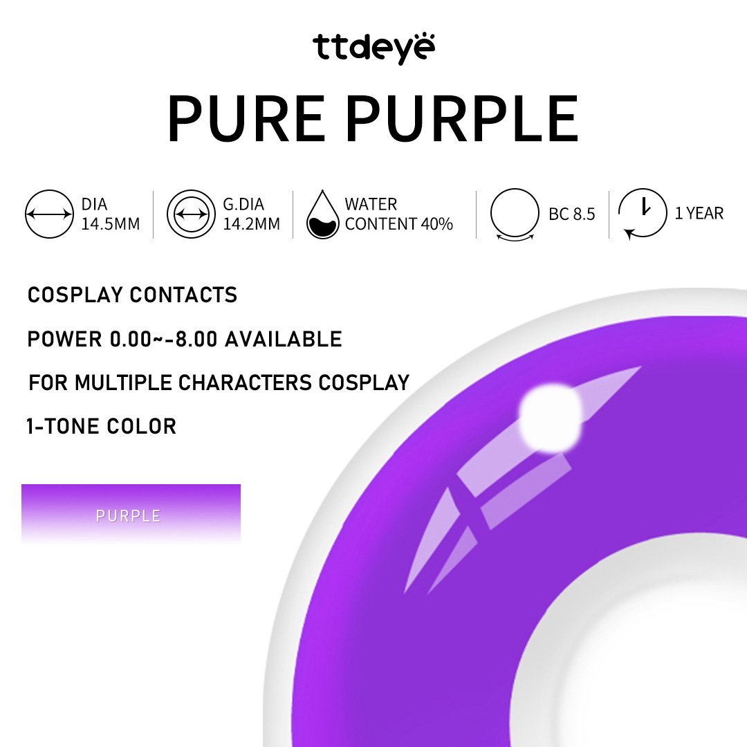 TTDeye Pure Purple | 1 Year