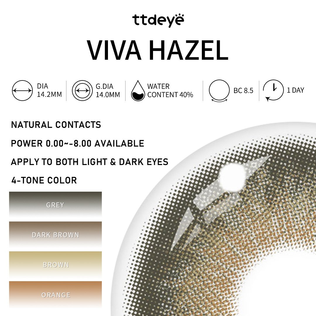 TTDeye Viva Hazel | 1 Día, 2 Piezas