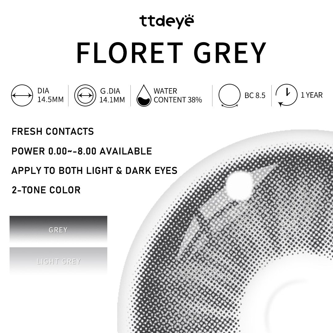 TTDeye Floret Grey | 1 Year