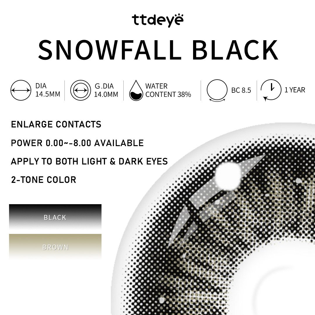 TTDeye Snowfall Black | 1 Year