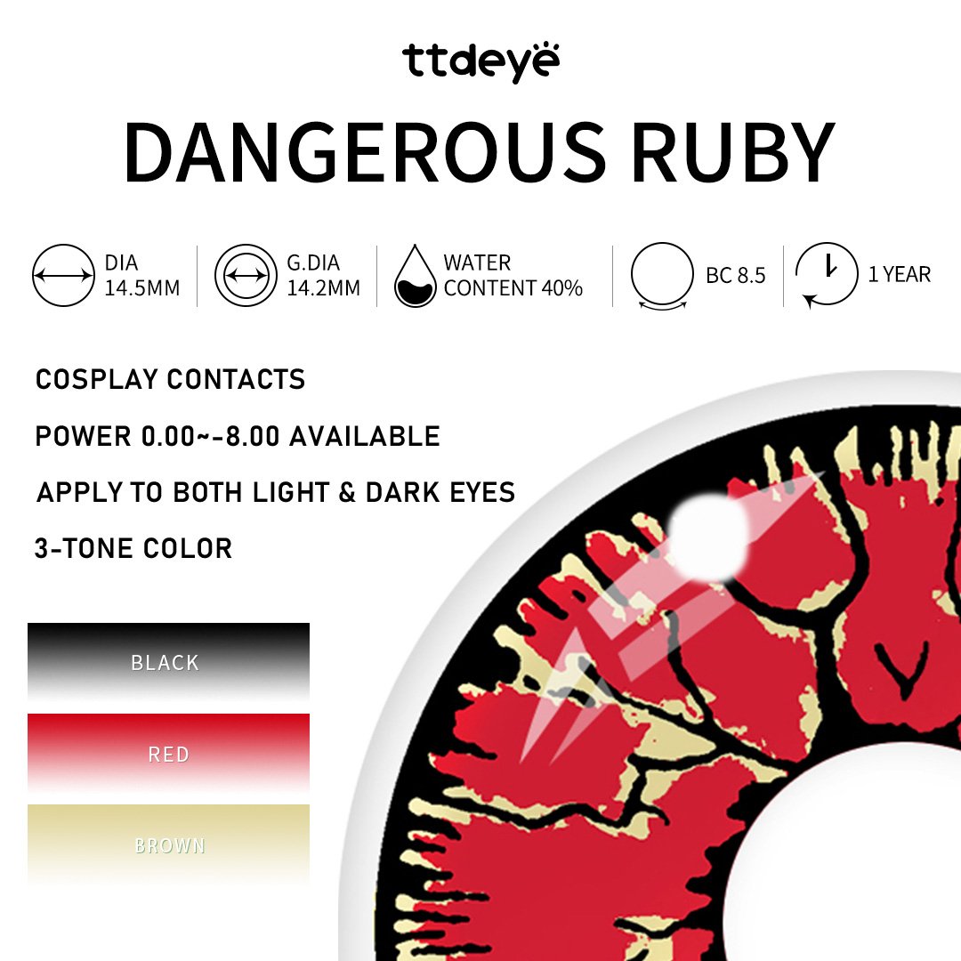 TTDeye Dangerous Ruby | 1 Year