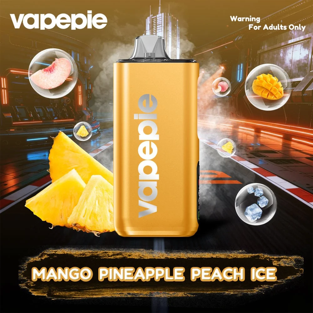 VAPEPIE Max 40000-Szerencsesorsolás verzió-Mangó, ananász, őszibarack, jég-vapepiehu
