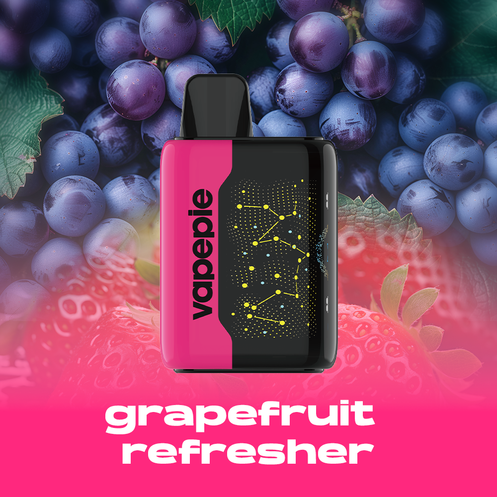 GRAPEFRUIT REFRESHER - VAPEPIE 25000 PUFFS - Star Sky Curved Screen