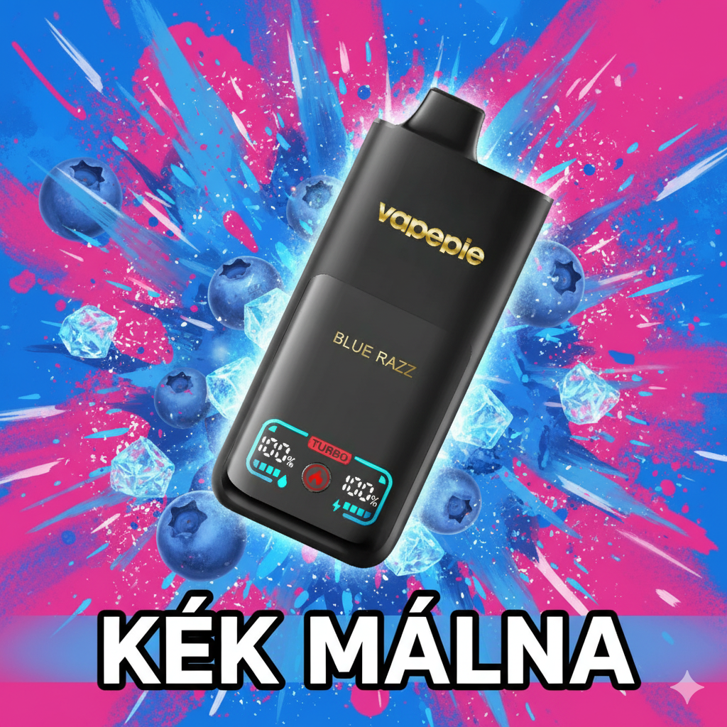 VAPEPIE 70000 Puffs - KÉK MÁLNA-